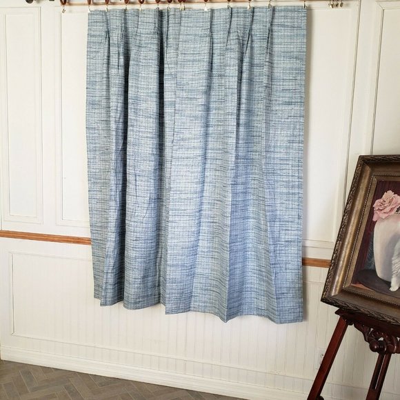 Vintage Accents Vtg Jc Penney Curtains 48w X 62l Tweed Print Pinch